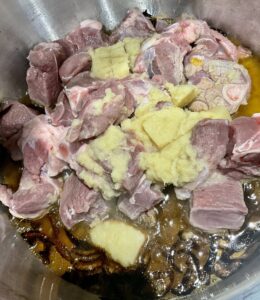 add ginger garlic paste