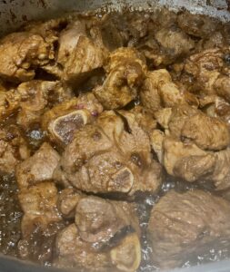 fried meat