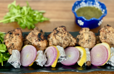 chicken drumsticks/niblets marinated in spices and grilled