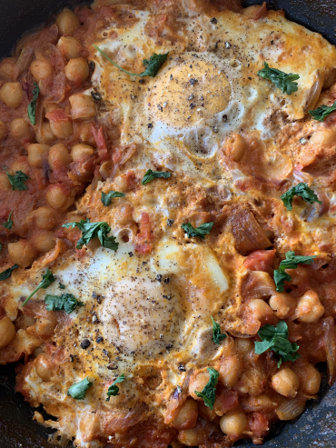 Served with garlic bread