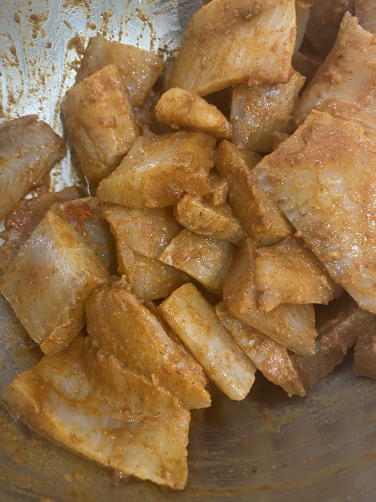 Fish marinated