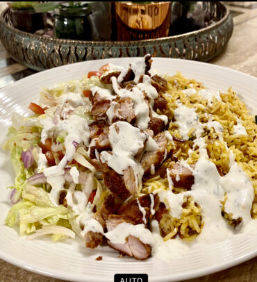chicken gyro platter