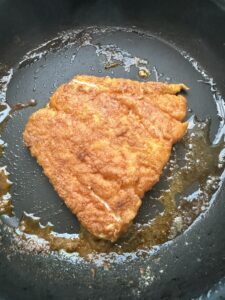 Pan fried fish