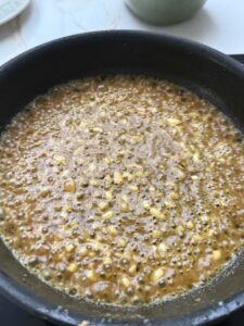 simmer the liquid